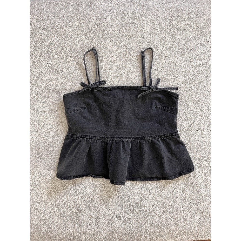 wild fable pre wash Grunge Coquette tie black top